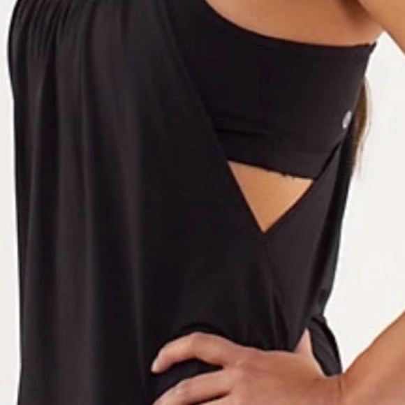 Lululemon No Limit Black Tank top Size 4 - Picture 3 of 9